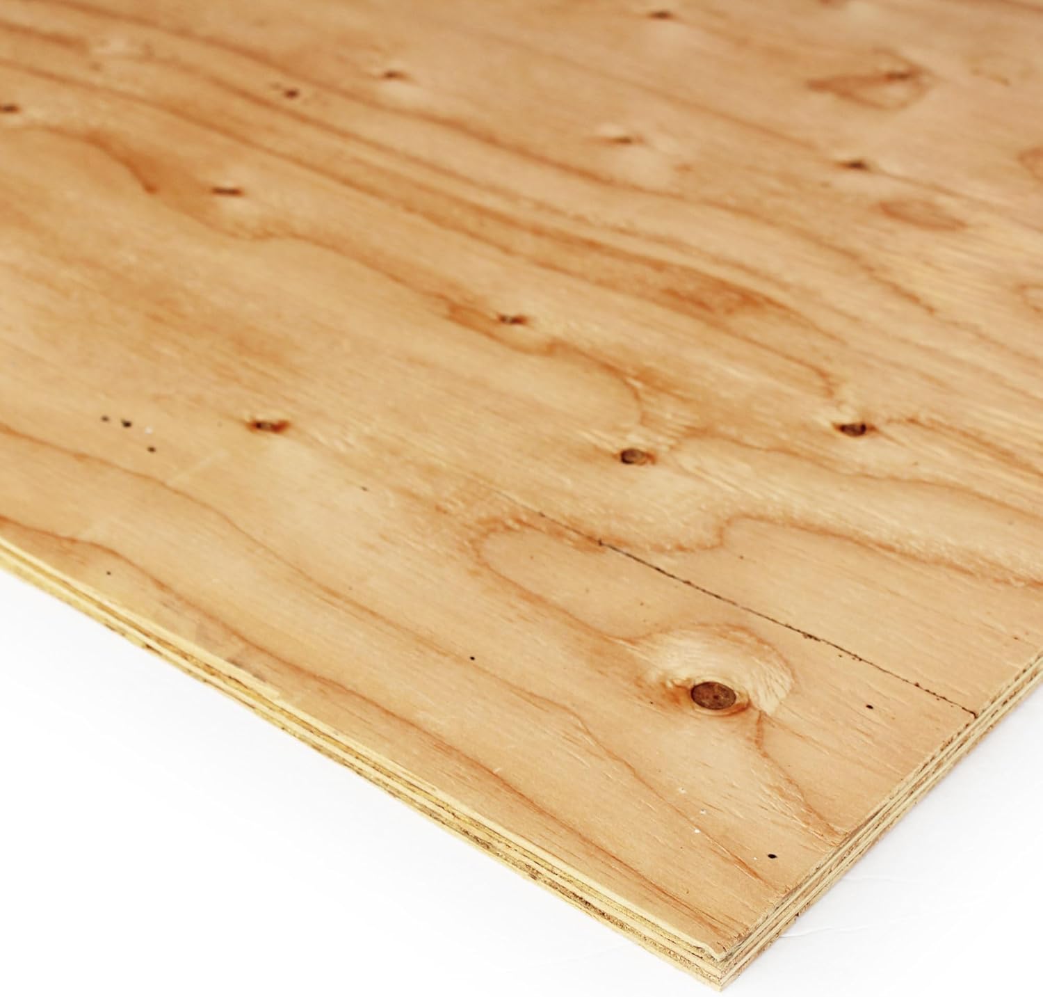 CDX Plywood Sheathing Panel - 15/32" Thick, 4 Ply, PS 2 Standards, Made in USA