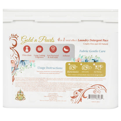 Gold n Pearls 4-in-1 Laundry Detergent Pods - Cherry Velvet (52 Pods)