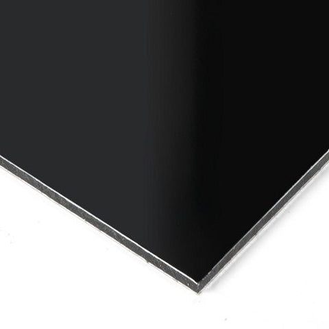 ACM Sign Panel - Black Matte - 1/8 inch thick