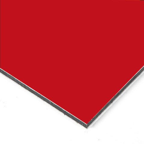 ACM Sign Panel - Red - 1/8 inch thick
