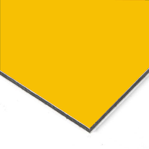 ACM Sign Panel - Yellow - 1/8 inch thick