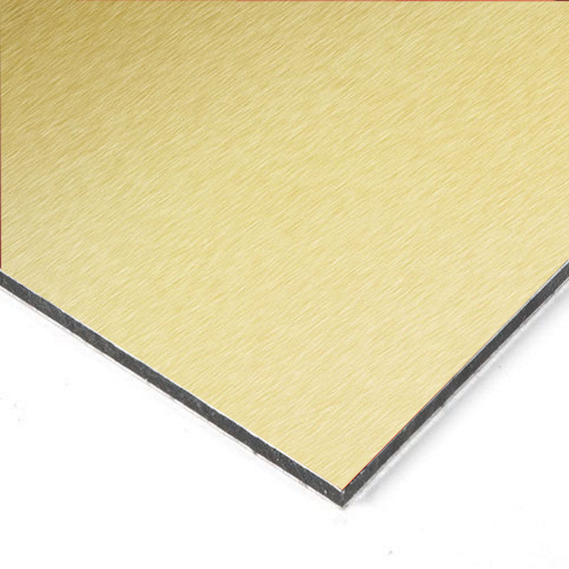 ACM Sign Panel - Brushed Gold - 1/8 inch thick