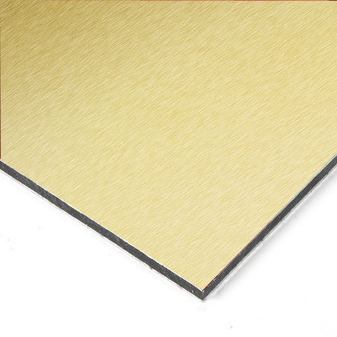 ACM Sign Panel - Brushed Gold - 1/8 inch thick