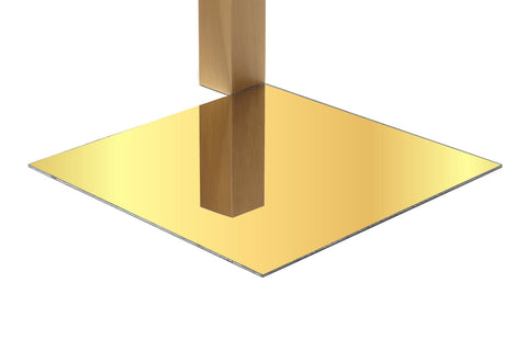 Acrylic Sheet - Mirror Gold - 1/8 inch thick