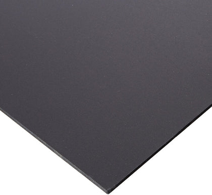 PVC Foam Board - Black - 1/2 inch thick