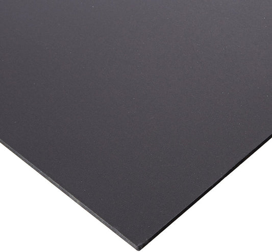 PVC Foam Board - Black - 1/8 inch thick