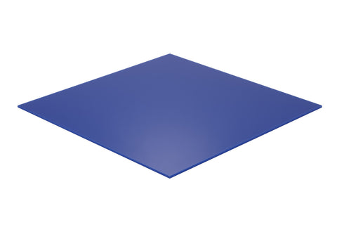 Acrylic Sheet - Blue Translucent 2% - 1/8 inch thick