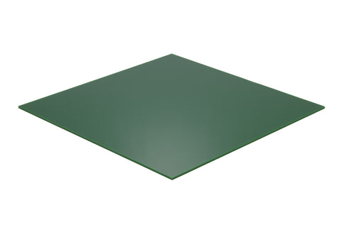 Acrylic Sheet - Green Translucent 2% - 1/8 inch thick
