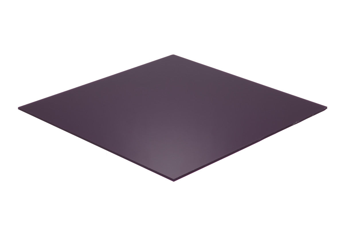 Acrylic Sheet - Purple Translucent 13% - 1/8 inch thick