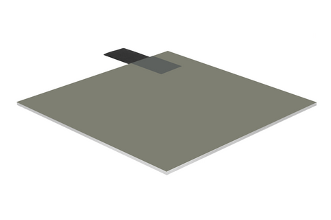 Acrylic Sheet - Grey Translucent 29% - 1/8 inch thick